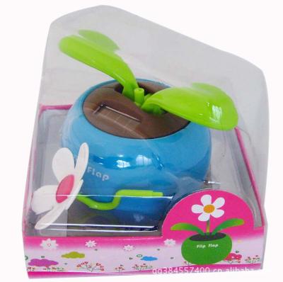 China ABS Creative New Dance Solar Solar Toy Shake Flap Flower for sale