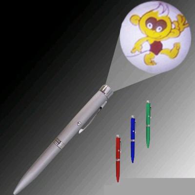 China Pen Fast Delivery Portable Customized Promotional Led Pen Logo Projector for sale