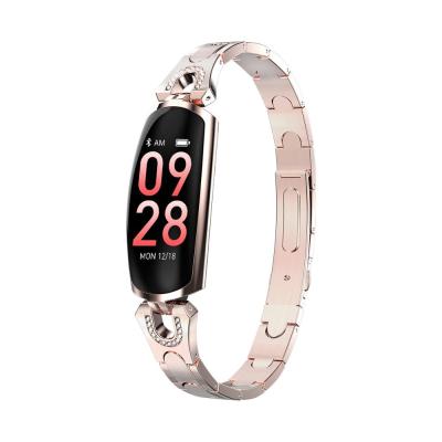 China Touch Screen Health Track Heart Rate Wearable Smart Watches Bracelet For Women for sale