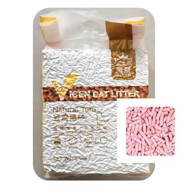 China Viable Most Wholesale Free Sample 2-3mm Natural Tofu Cat Litter By China Pet Supplies for sale