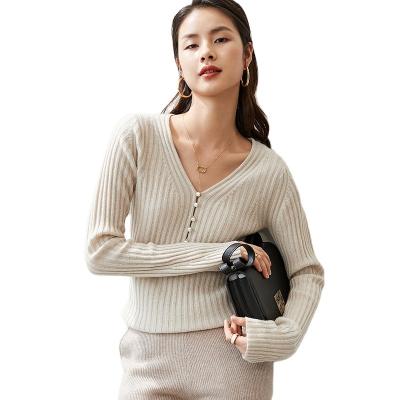 China Ladies Casual Woolen Sweaters Anti-Wrinkle OEM/ODM Women Cashmere Inner Knitted Sweater Knit Pullover Winter Spring Autumn Manufacturer for sale