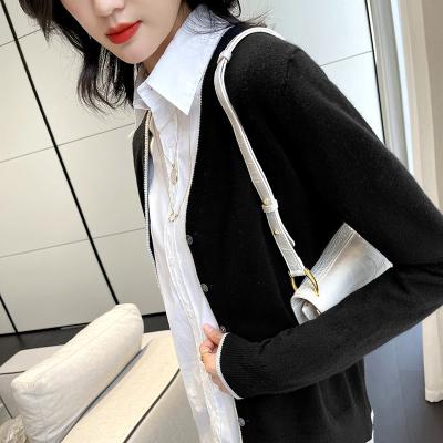 China P21B309ZL Anti-wrinkle Women Sweater Wool Cashmere Casual Cardigan Sweater 2021knitted Customize for sale