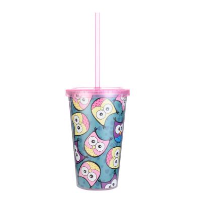 China Sustainable Tumbler With BPA Free Wholesale 350ml Double Paper Wall Insert Custom Paper Tumbler for sale