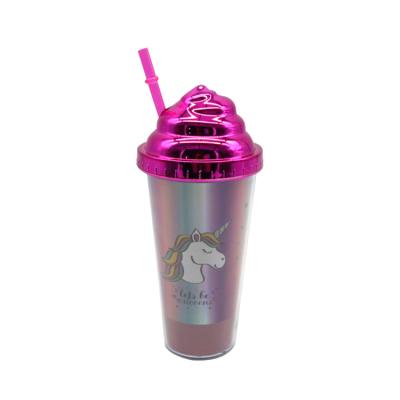 China Sustainable Wholesale Unicorn Vacuum Mug Kids Unicorn Food Grade 12oz Coffee Cup Tumbler for sale