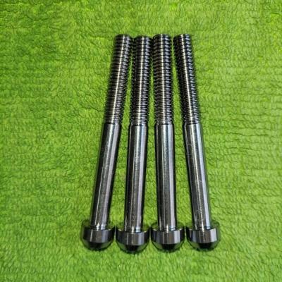 China M6x55 Round Fully Forged Ti6Al4V Gr.5 T30 TORX Titanium Round Head Bolt In Stock Ready To Ship for sale