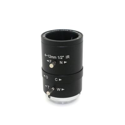 China 2MP 4-12mm LENS C Mount 2.0 Mega Pixel HD Industrial lens Vari-Focal Manual Iris CCTV Lens For CCTV Camera for sale