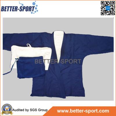 China Blue 100% Cotton Martial Arts Judo Uniforms Cotton Judo Gi Fabric For Sale for sale