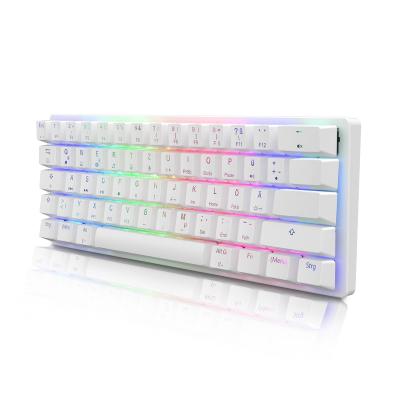 China USA Top Quality Girl Brown Axis Small Gaming Hot Selling Wired Keyboard for sale