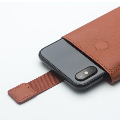 China 2017 QIALINO Latest Ultra Thin Handmade Premium Leather Design For iPhone 10 Universal Wallet Case for sale