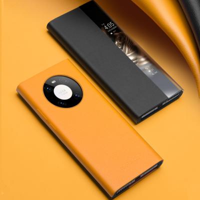 China 2021 QIALINO China Fashionable Famous Brand Leather Cover For Huawei Mate 40 Pro Phone Case for sale