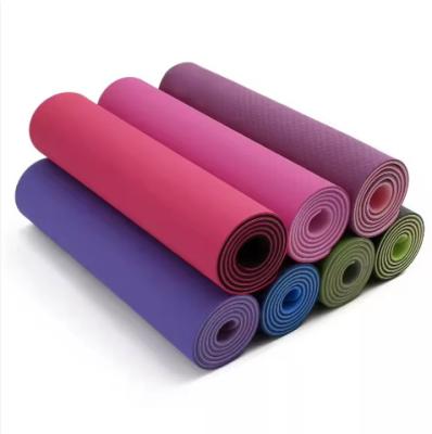 China Custom Eco Friendly TPE Yoga Mat 6mm For Women for sale