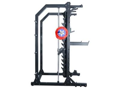 China SGS Hammer Strength Squat Rack Smith Machine die het metabolisme bevordert Te koop