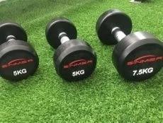 China Rundkopf Gusseisen Hanteln Olympische Barbell Set 25kg 50kg zu verkaufen