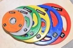 China Colored Fractional Rubber Gym Weight Plates 45 Pound for sale