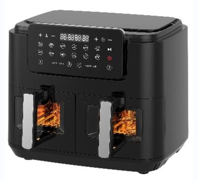 China Household 2 Basket Air Fryer Grill for sale