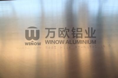 Chine Plat en aluminium adapté aux besoins du client 5052 de catégorie marine de longueur 5083 épaisseur de H321 1-30mm à vendre