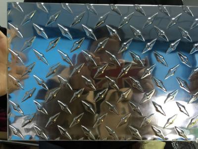 China Anti Slip Aluminium Diamond Plate 1100 Customized Length For Construction for sale