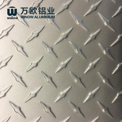 China Mirror Finished Aluminium Diamond Plate 1000 Series 3000 Series BV Approval for sale