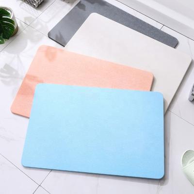 China Viable Wholesale Eco-Friendly Absorbent Diatomite Japanese Bath Mat for sale