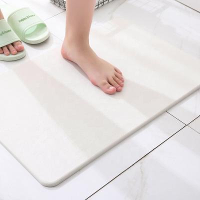 China Viable Wholesale Natural Diatomite Water Mud Absorbent Bath Mat for sale