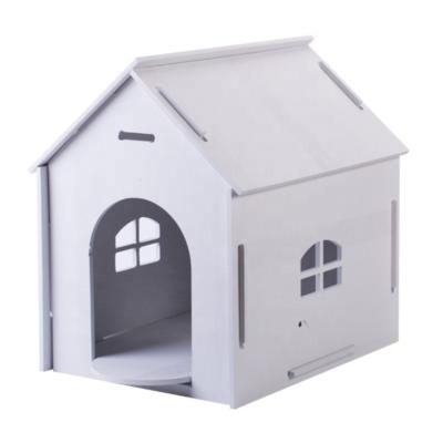 China Sustainable Cheap Assembled Eco Friendly Deodorizer Diatomite Pet House For Dog And Cat for sale