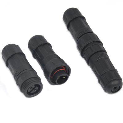 China Automotive Power Supply 10A IP67 Waterproof 2 Pin Male Female Led Outdoor Lighting Connector for sale