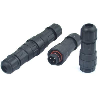 China Outdoor IP68 Push Connector Solderless Weatherproof Waterproof Lock Socket Waterproof Connector for sale