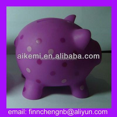 China Eco-friendly home decoration transparent plastic piggy bank, promotion gifts personalized plastic piggy bank, cheap kids plastic piggy banks for sale