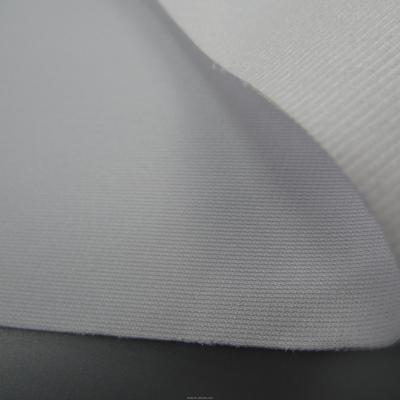 China Best selling flame retardant knit fabric 100% UV polyester dye sublimation backlit fabric for display for sale