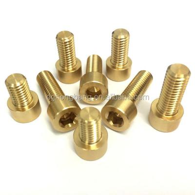 China Pan Brass M8 Main Socket Cap Screws for sale