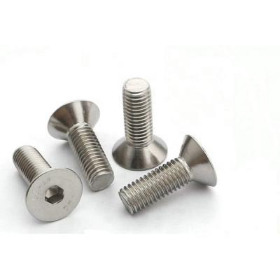 China Passivation milled stainless steel countersunk screw for sale