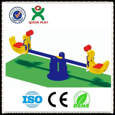 China Outdoor Funny Kids Garden Seesaw, Park Rocking Seesaw, Outdoor Seesaw QX-096H for sale