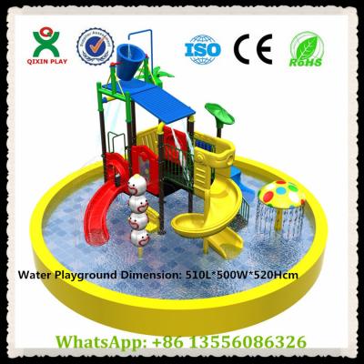 China Kids Mini Water Park Small Water Playground Slide for Diameter 8 m Circle Pool for sale