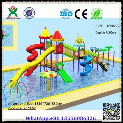 China Large Plastic Water Playground Water Park Euipments, Large Kids Water Parks for sale