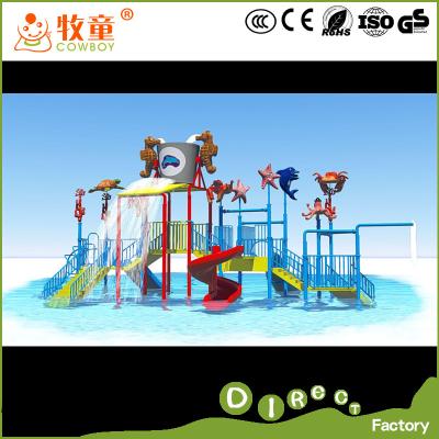 China Children Water Play Equipment Fiberglass Material Kids Water Park , Funny Water Play Area for sale