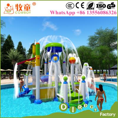 China 3D designs children water playground fiberglass aquatic park equipment price for sale