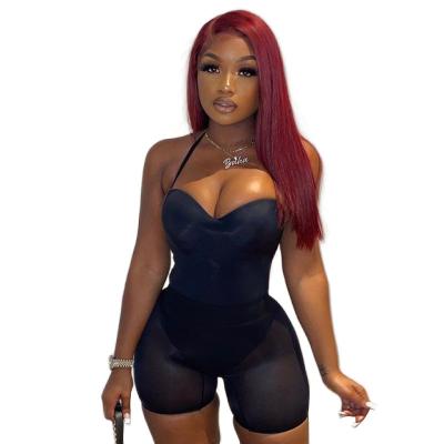 China Breathable Ladies Boot Body Shaper Two Piece Set Midnight Style Two Piece Pants Sets Black Sheer Push Up Shorts Women for sale