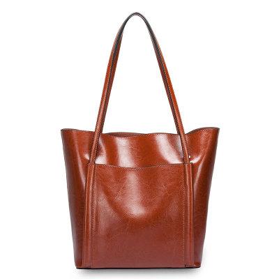 China Fashion New Tote Fashion Handbag Genuine Leather Bag KVQ 2019 Genuine Leather Bags Women Handbags For Lady for sale