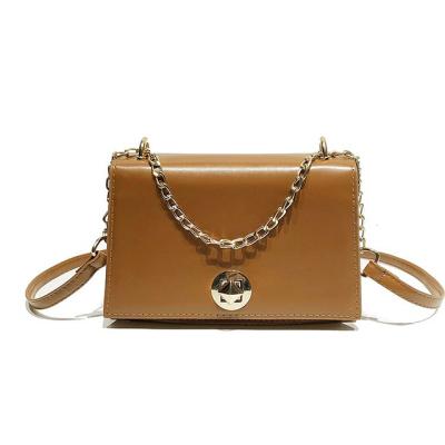 China Lady Fashion Small Single Shoulder Bags Good Quality Leather Long Strip Bag for sale