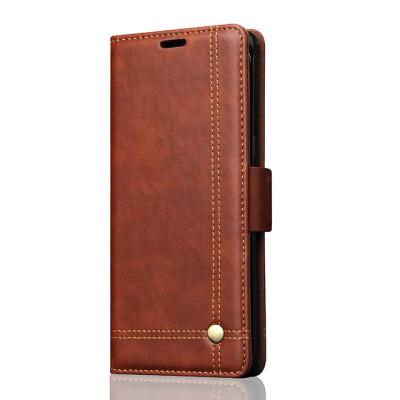 China Cross Pattern Splicing PU Leather Phone Case Flip Stand Leather Cell Phone Case For Samsung Note 8 for sale