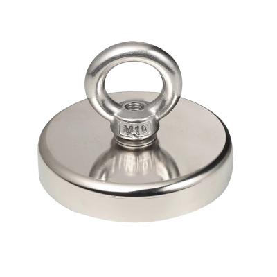 China Industrial Magnetic Strong Magnetic Ring Sucker Stainless Steel Pot Magnet Neodymium Magnet Hook for sale