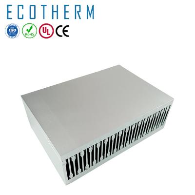 China Aluminum High Quality Extruded Module With Bonded Aluminum Fin Heatsink Crimped Fin Inserted Heatsink for sale