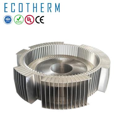 China LED Light Factory Supply Zipper Fins Heatsink For High Power LED Light for sale