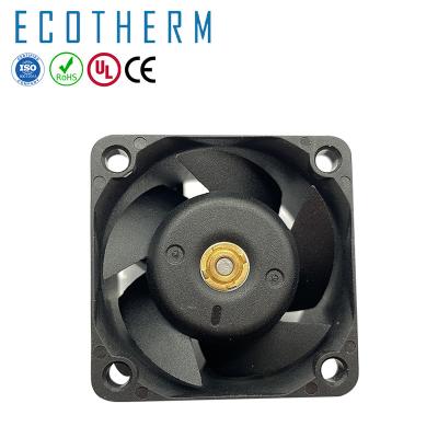 China Building Material Stores High Airflow 4028 DC Fan High Speed ​​Ball Bearing DC Fan 5V/12V/24V/64V 40*40*28mm for sale