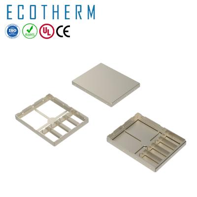 China Ecotherm Factory Customized Aluminum Metal Shield Box Enclosure SPTE Sheet Metal Parts Stamping EMI RF Metal Shield Cover For PCB for sale