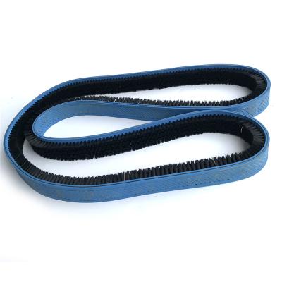 China Wear Resistance Custom Flexible Clip Set Conveyor Belt Belt Brush For Textile Industry Polishing And Cleaning for sale