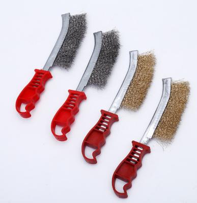 China Type Multifunctional Plastic Nylon Wire Tools Wire Handle Rust Removal Brush Industrial Polishing Polishing Sanding Brushes for sale