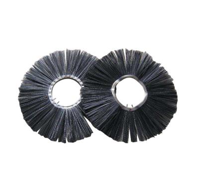 China Snow Cleaning Steel Wire Brush For Road Sweeper Sweeper Snow Sweeper for sale