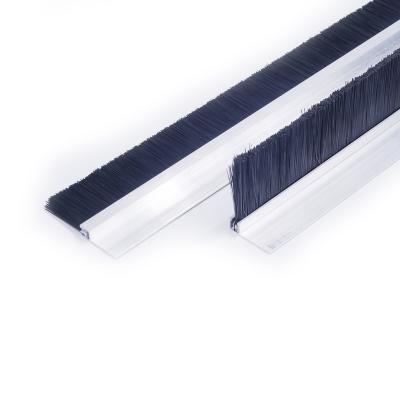 China Attractive Design Strip Brush Metal Support Customized Nylon Strip Cleaning Brush for sale