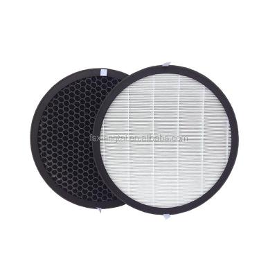 China Air purification customized round hepa air filters, round hepa air filter for air purifier machine with factory price for sale